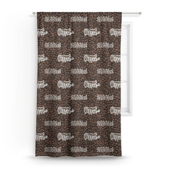 Coffee Addict Curtain Panel - Custom Size