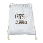 Coffee Addict Drawstring Backpack - Sweatshirt Fleece