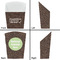 Coffee Addict French Fry Favor Box - Front & Back View