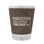 Coffee Addict Glass Shot Glass - 1.5 oz - Single