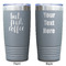 Coffee Addict Gray Polar Camel Tumbler - 20oz - Double Sided - Approval