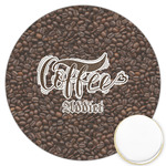 Coffee Addict Printed Cookie Topper - 3.25"