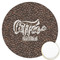 Coffee Addict Icing Circle - Large - Front