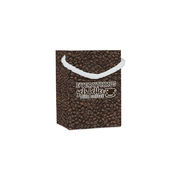 Custom Coffee Addict Jewelry Gift Bags - Gloss