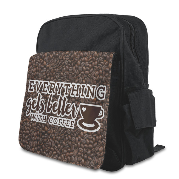 Custom Coffee Addict Preschool Backpack