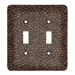 Coffee Addict Light Switch Cover (2 Toggle Plate)