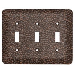 Coffee Addict Light Switch Cover (3 Toggle Plate)