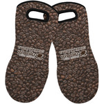 Coffee Addict Neoprene Oven Mitts - Set of 2