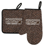 Coffee Addict Left Oven Mitt & Pot Holder Set