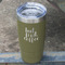 Coffee Addict Olive Polar Camel Tumbler - 20oz - Angled