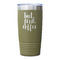 Coffee Addict Olive Polar Camel Tumbler - 20oz - Single Sided - Approval