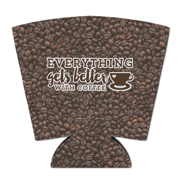 Custom Coffee Addict Party Cup Sleeve - with Bottom