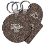 Coffee Addict Plastic Keychain