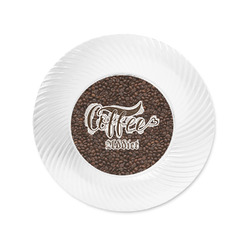 Coffee Addict Plastic Party Appetizer & Dessert Plates - 6"