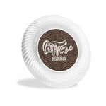 Coffee Addict Plastic Party Appetizer & Dessert Plates - 6"