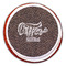 Coffee Addict Printed Icing Circle - Large - On Cookie
