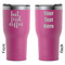 Coffee Addict RTIC Tumbler - Magenta - Double Sided - Front & Back