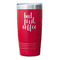 Coffee Addict Red Polar Camel Tumbler - 20oz - Single Sided - Approval