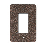 Coffee Addict Rocker Style Light Switch Cover