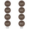 Coffee Addict Round Linen Placemats - APPROVAL Set of 4 (double sided)