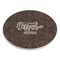 Coffee Addict Round Stone Trivet - Angle View