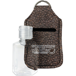 Coffee Addict Hand Sanitizer & Keychain Holder - Small