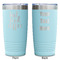 Coffee Addict Teal Polar Camel Tumbler - 20oz -Double Sided - Approval