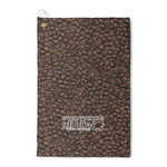 Coffee Addict Waffle Weave Golf Towel