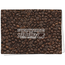 Coffee Addict Kitchen Towel - Waffle Weave - Full Color Print