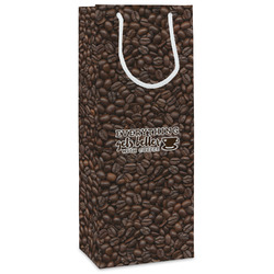 Coffee Addict Wine Gift Bags - Gloss
