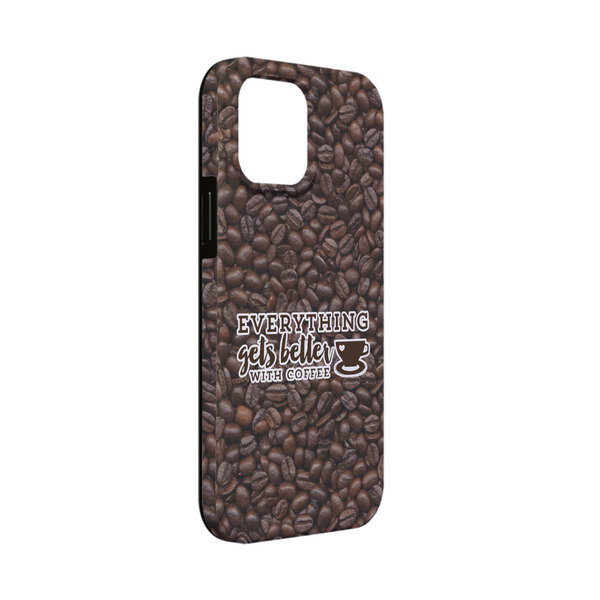 Custom Coffee Addict iPhone Case - Rubber Lined - iPhone 13 Mini