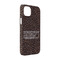 Coffee Addict iPhone 14 Case - Angle