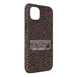 Coffee Addict iPhone Case - Rubber Lined - iPhone 14 Plus