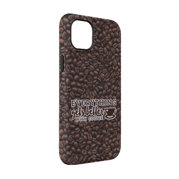 Custom Coffee Addict iPhone Case - Rubber Lined - iPhone 14 Pro