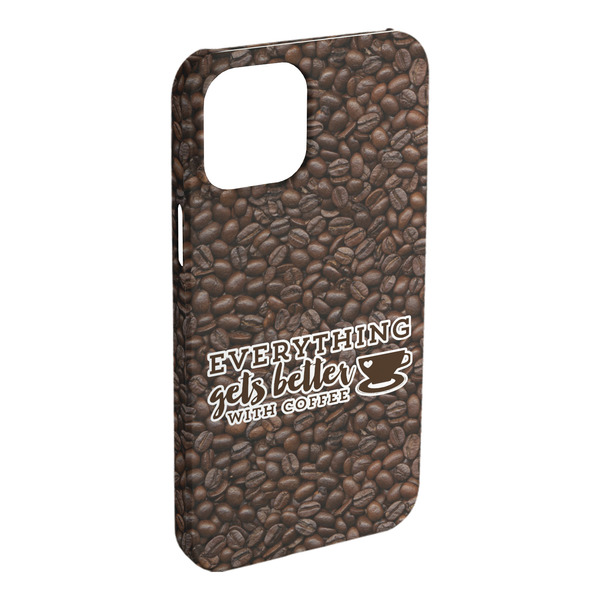 Custom Coffee Addict iPhone Case - Plastic