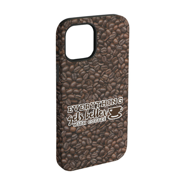 Custom Coffee Addict iPhone Case - Rubber Lined - iPhone 15 Pro