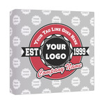 Logo & Tag Line Canvas Print - 12" x 12" w/ Logos