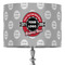 Logo & Tag Line 16" Drum Lampshade - ON STAND (Fabric)