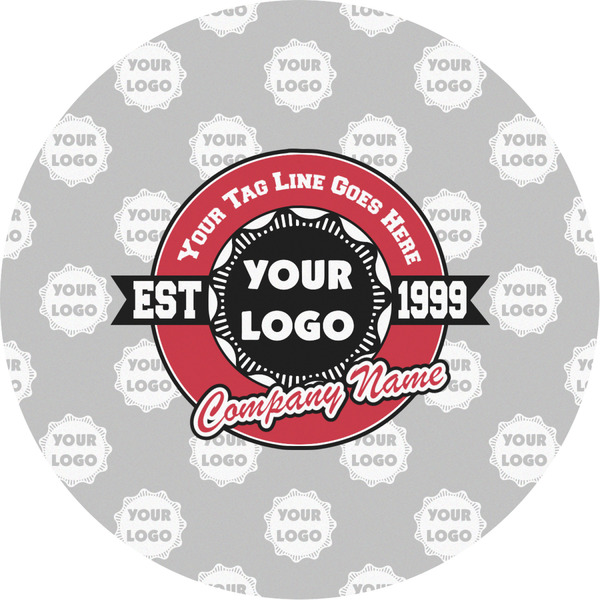 Custom Logo & Tag Line Multipurpose Round Labels - 2" (Personalized)