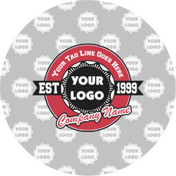 Logo & Tag Line Multipurpose Round Labels - 3" (Personalized)