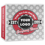 Logo & Tag Line 3-Ring Binder - 3 inch (Personalized)