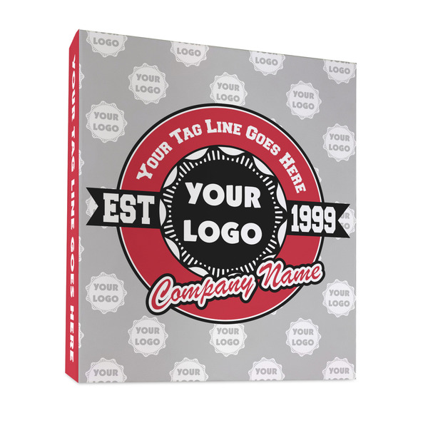 Custom Logo & Tag Line 3-Ring Binder - Full Wrap - 1" (Personalized)