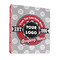 Logo & Tag Line 3 Ring Binders - Full Wrap - 1" - FRONT