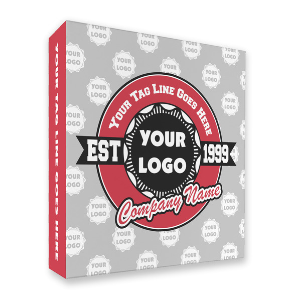 Custom Logo & Tag Line 3-Ring Binder - Full Wrap - 2" (Personalized)