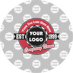 Logo & Tag Line Multipurpose Round Labels - 4" (Personalized)