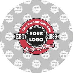 Logo & Tag Line Multipurpose Round Labels - 4" (Personalized)