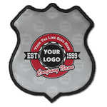 Logo & Tag Line Iron On Shield Patch C w/ Logos