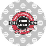 Logo & Tag Line Multipurpose Round Labels - 5" (Personalized)