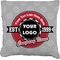 Logo & Tag Line Burlap Pillow 24"