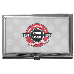 Logo & Tag Line Business Card Case